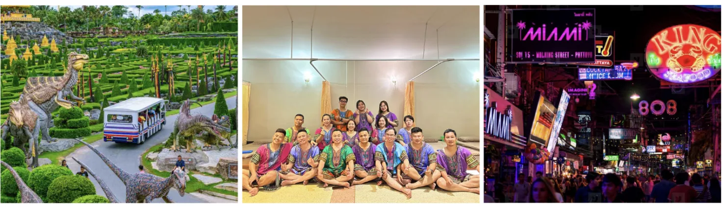 NGÀY 01: TP. HCM - BANGKOK - PATTAYA (Ăn -/ Trưa/ Tối)