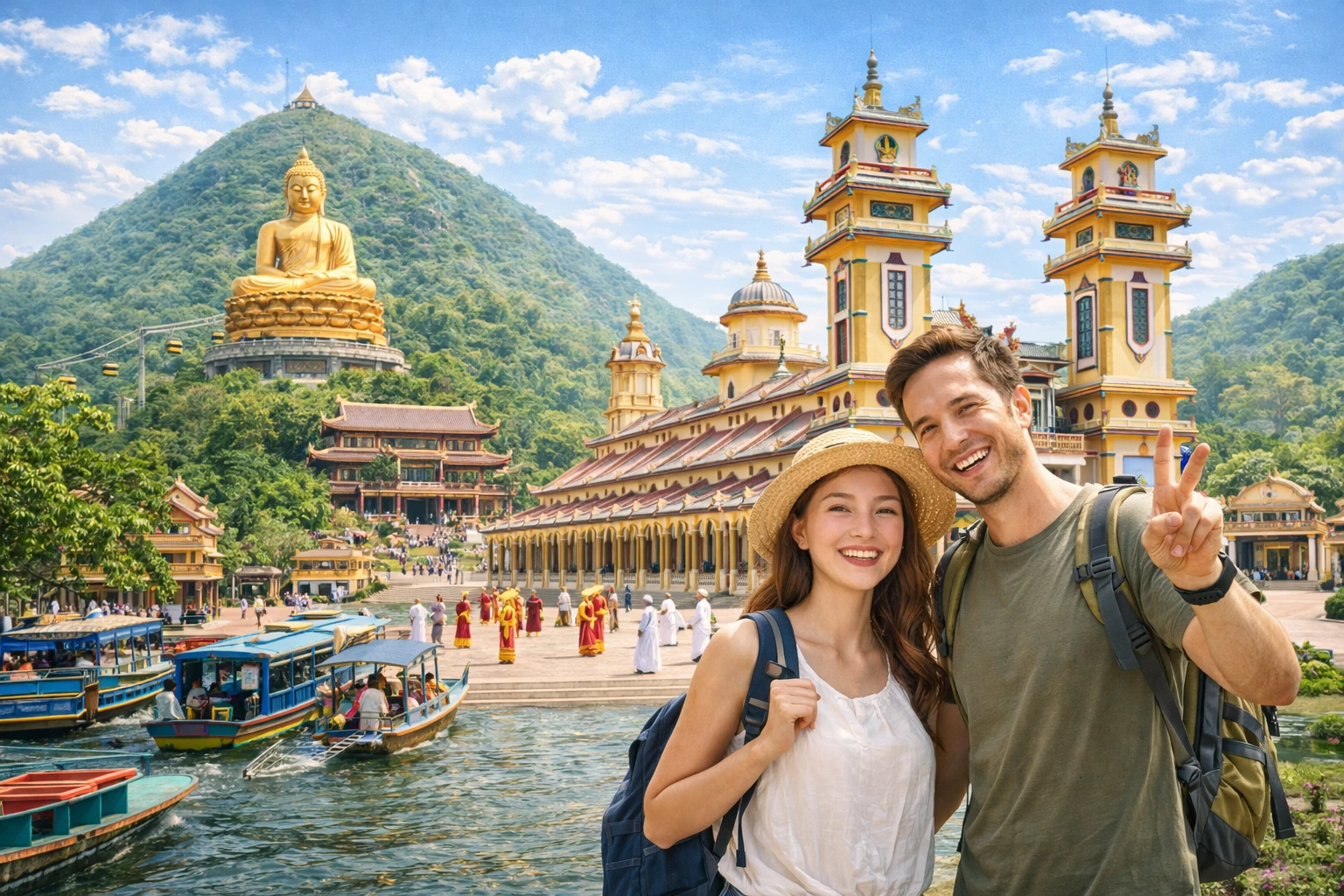 [TN1.4] LỤC TỈNH MIỀN TÂY - TÂY NINH 5N4D