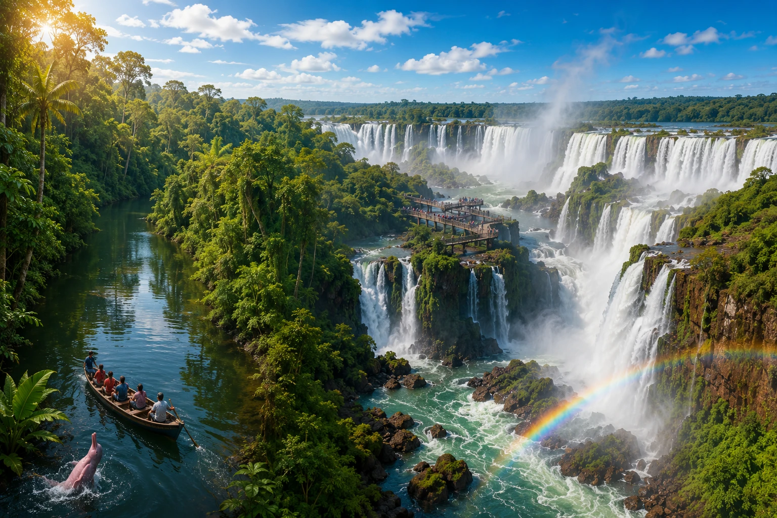 TOUR NAM MỸ: RỪNG AMAZON VÀ THÁC IGUAZU 13N8D