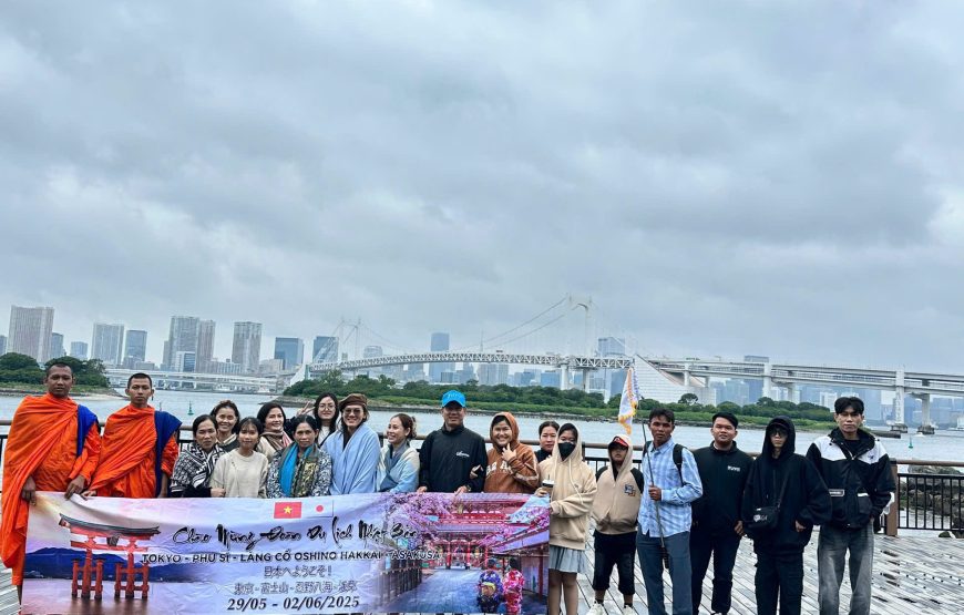 NHẬT BẢN 5N4Đ: TOKYO – NÚI PHÚ SĨ – CÔNG VIÊN DISNEYLAND