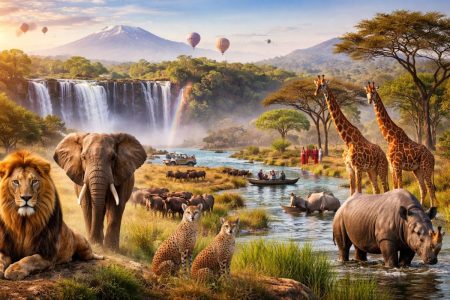 TOUR CHÂU PHI: TANZANIA – KENYA – ZAMBIA – ZIMBABWE – BOTSWANA 15N14D