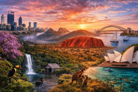 TOUR ĐÔNG – TÂY NƯỚC ÚC: PERTH – TASMANIA – ULURU –  SYDNEY 13N12D