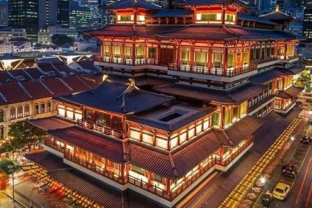 Phật Nha Tự Singapore – Xá Lợi Răng Phật Linh Thiêng
